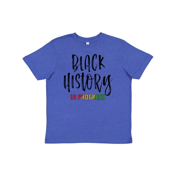 Inktastic Black History in Progress Youth T-Shirt