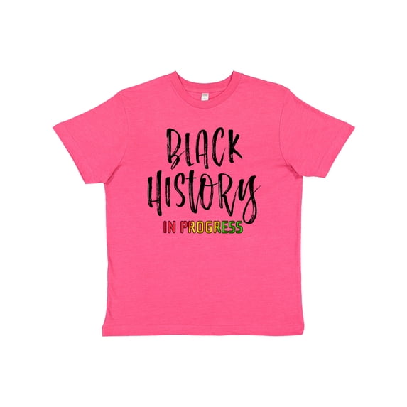 Inktastic Black History in Progress Youth T-Shirt