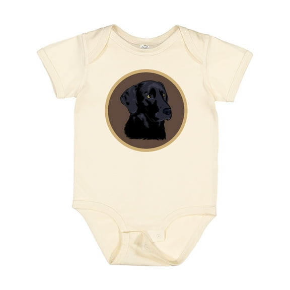 Inktastic Black Lab Dog Labrador Retriever Boys or Girls Baby Bodysuit