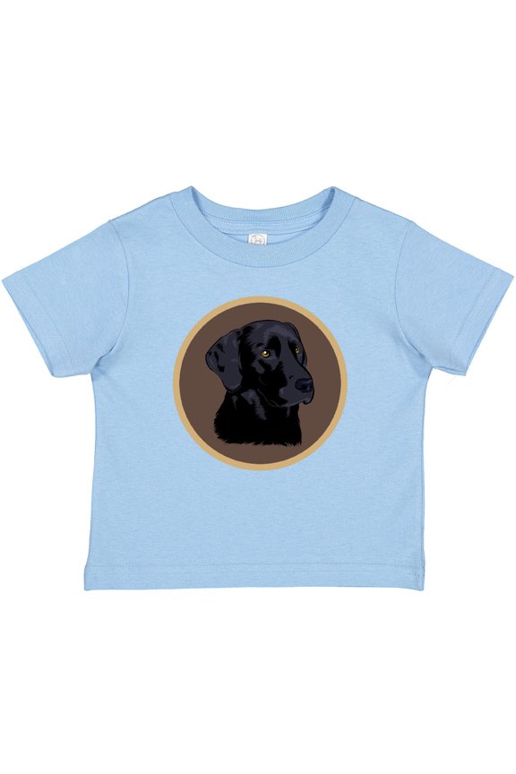 Black Lab Dog Labrador Retriever Boys or Girls Baby T-Shirt