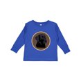 thumbnail image 1 of Inktastic Black Lab Dog Labrador Retriever Boys or Girls Long Sleeve Toddler T-Shirt, 1 of 5