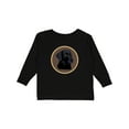 thumbnail image 1 of Inktastic Black Lab Dog Labrador Retriever Boys or Girls Long Sleeve Toddler T-Shirt, 1 of 5