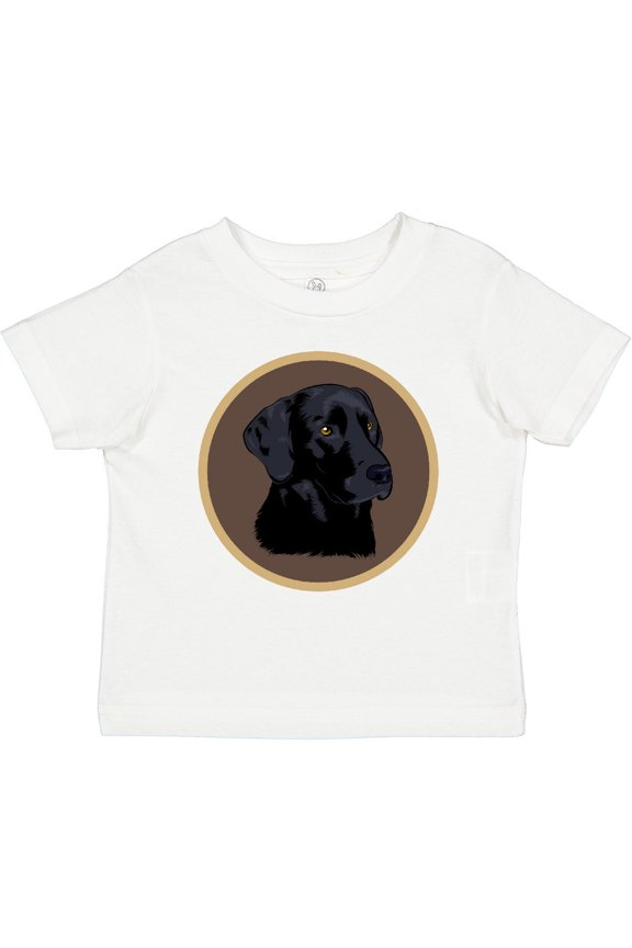 Black Lab Dog Labrador Retriever Boys or Girls Toddler T-Shirt