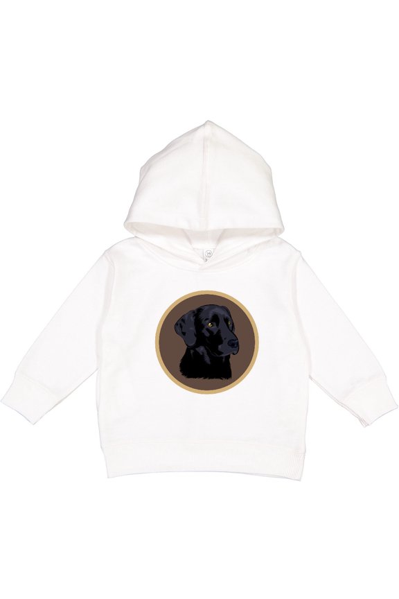 Black Lab Dog Labrador Retriever Toddler Hoodie