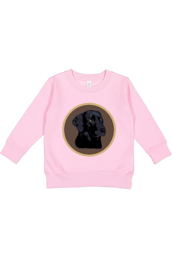 Black Lab Dog Labrador Retriever Toddler Sweatshirt