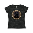 thumbnail image 1 of Inktastic Black Lab Dog Labrador Retriever Women's T-Shirt, 1 of 5