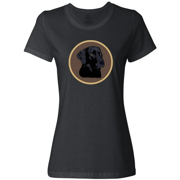 Inktastic Black Lab Dog Labrador Retriever Women's T-Shirt