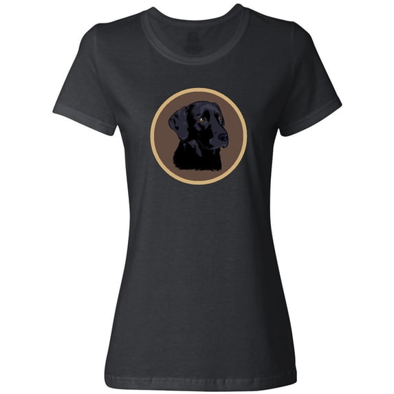Inktastic Black Lab Dog Labrador Retriever Women's T-Shirt