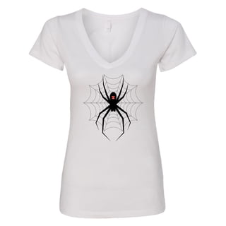 Inktastic Black Widow Women's V-Neck T-Shirt