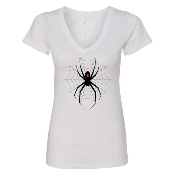 Inktastic Black Widow Women's V-Neck T-Shirt