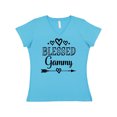 thumbnail image 1 of Inktastic Blessed Gammy Grandmother Women's V-Neck T-Shirt, 1 of 5