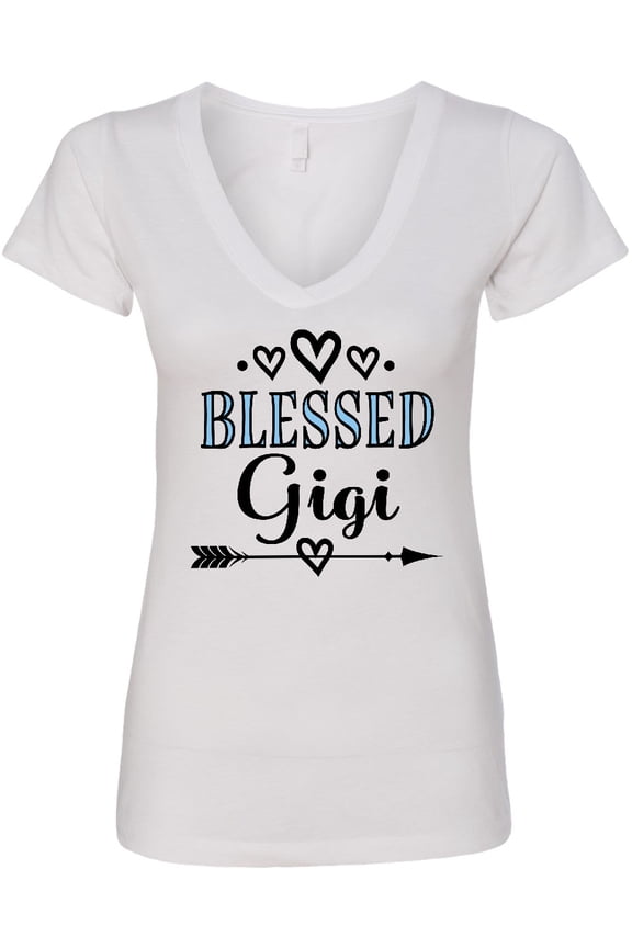 Blessed Gigi Grandma Women's V-Neck T-Shirt