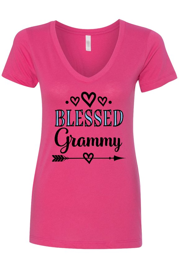Blessed Grammy Women's V-Neck T-Shirt
