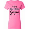 thumbnail image 1 of Inktastic Blessed Grandma for Grandmother Women's T-Shirt, 1 of 5