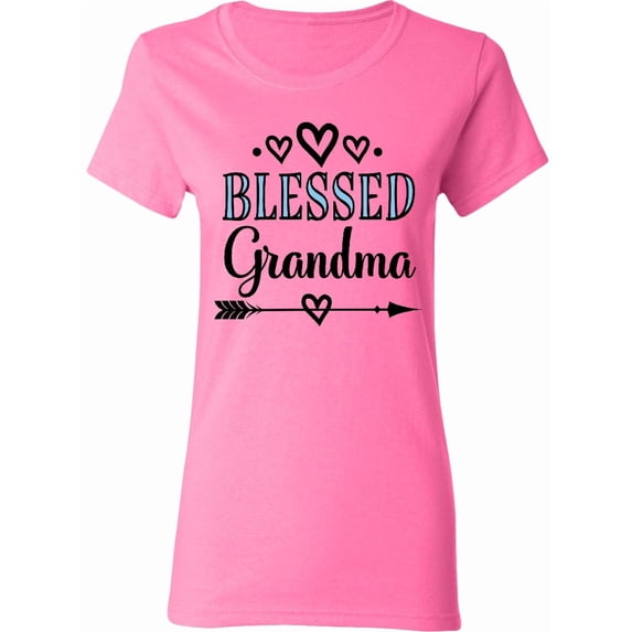 Inktastic Blessed Grandma for Grandmother Women's T-Shirt