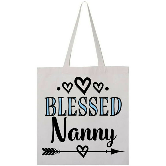 Inktastic Blessed Nanny Grandma Tote Bag