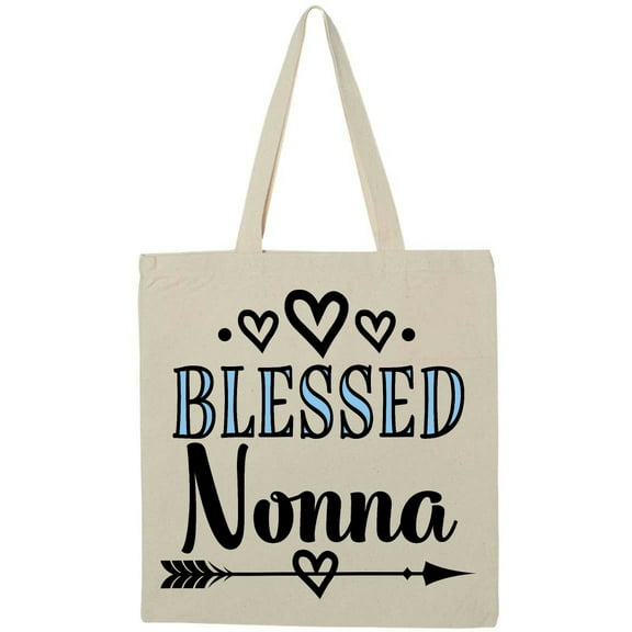 Inktastic Blessed Nonna Grandma Tote Bag