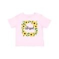 thumbnail image 1 of Inktastic Blessed Sunflower Wreath Girls Baby T-Shirt, 1 of 5