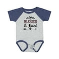 thumbnail image 1 of Inktastic Blessed and Loved Baby Girl Girls Baby Bodysuit, 1 of 5