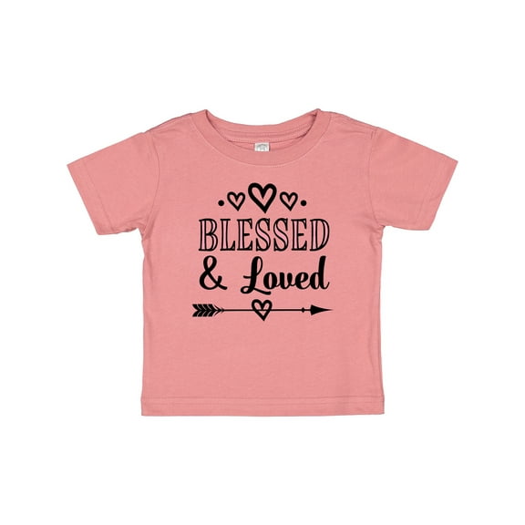 Inktastic Blessed and Loved Baby Girl Girls Baby T-Shirt