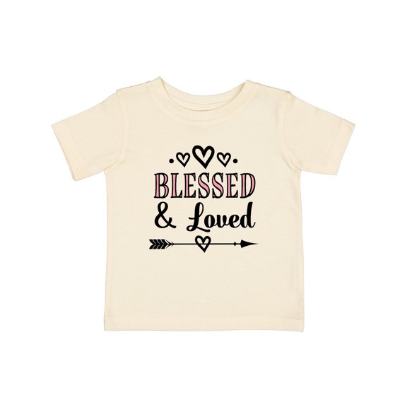 Inktastic Blessed and Loved Baby Girl Girls Baby T-Shirt