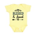 thumbnail image 1 of Inktastic Blessed and Loved Boys or Girls Baby Bodysuit, 1 of 5