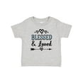 thumbnail image 1 of Inktastic Blessed and Loved Boys or Girls Baby T-Shirt, 1 of 5