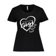 thumbnail image 1 of Inktastic Blessed to Be Called Gigi Cute Heart Design Women's Plus Size T-Shirt, 1 of 5