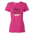 thumbnail image 1 of Inktastic Blessed to Be Called Gram with Beautiful Pastel Flowers Women's T-Shirt, 1 of 5
