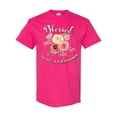 thumbnail image 1 of Inktastic Blessed to Be a Grandma Flowers T-Shirt, 1 of 5