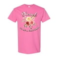 thumbnail image 1 of Inktastic Blessed to Be a Grandma Flowers T-Shirt, 1 of 5