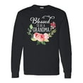 thumbnail image 1 of Inktastic Blessed to Be a Grandma with Flowers Long Sleeve T-Shirt, 1 of 5