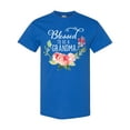 thumbnail image 1 of Inktastic Blessed to Be a Grandma with Flowers T-Shirt, 1 of 5