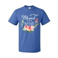 thumbnail image 1 of Inktastic Blessed to Be a Mimi with Pink Flowers T-Shirt, 1 of 5