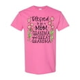 thumbnail image 1 of Inktastic Blessed to Be a Mom, Grandma, and Great Grandma Pink Flowers T-Shirt, 1 of 5