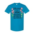 thumbnail image 1 of Inktastic Blessed to Be a Mom, Grandma, and Great Grandma Pink Flowers T-Shirt, 1 of 5