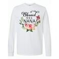 thumbnail image 1 of Inktastic Blessed to Be a Nana with Flowers Long Sleeve T-Shirt, 1 of 5