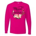 thumbnail image 1 of Inktastic Blessed to Be a Nana with Flowers Long Sleeve T-Shirt, 1 of 5