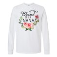 thumbnail image 1 of Inktastic Blessed to Be a Nana with Flowers Long Sleeve T-Shirt, 1 of 5
