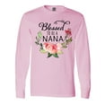 thumbnail image 1 of Inktastic Blessed to Be a Nana with Flowers Long Sleeve T-Shirt, 1 of 5