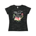 thumbnail image 1 of Inktastic Blessed to Be a Nana with Flowers Women's T-Shirt, 1 of 5