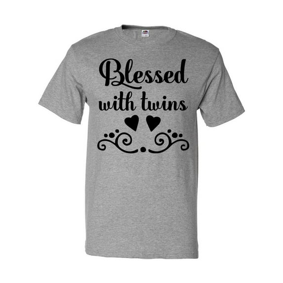 Inktastic Blessed with Twins Mom Gift T-Shirt