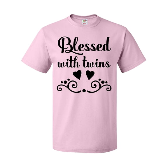 Inktastic Blessed with Twins Mom T-Shirt