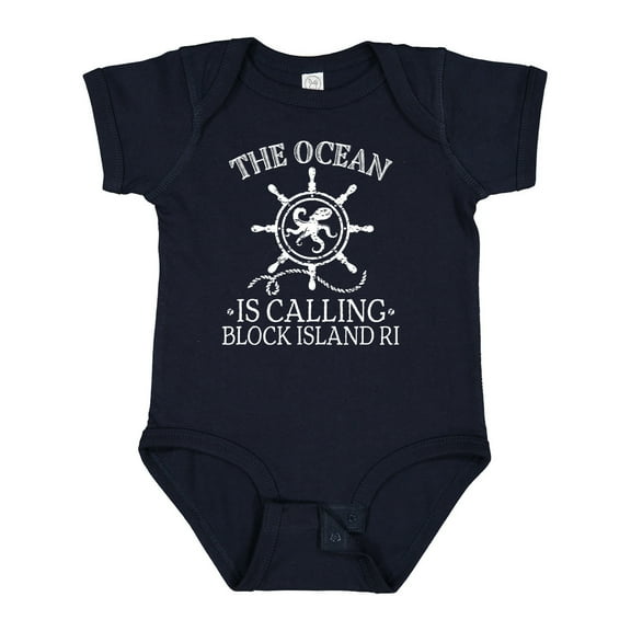 Inktastic Block Island Rhode Island Vacation Boys or Girls Baby Bodysuit