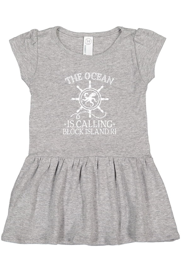 Block Island Rhode Island Vacation Girls Toddler Dress