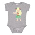 thumbnail image 1 of Inktastic Blonde Hula Girl Girls Baby Bodysuit, 1 of 5