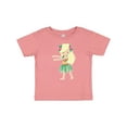 thumbnail image 1 of Inktastic Blonde Hula Girl Girls Baby T-Shirt, 1 of 5
