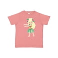 thumbnail image 1 of Inktastic Blonde Hula Girl Girls Toddler T-Shirt, 1 of 5
