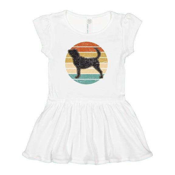 Inktastic Bloodhound Dog Lover Girls Baby Dress