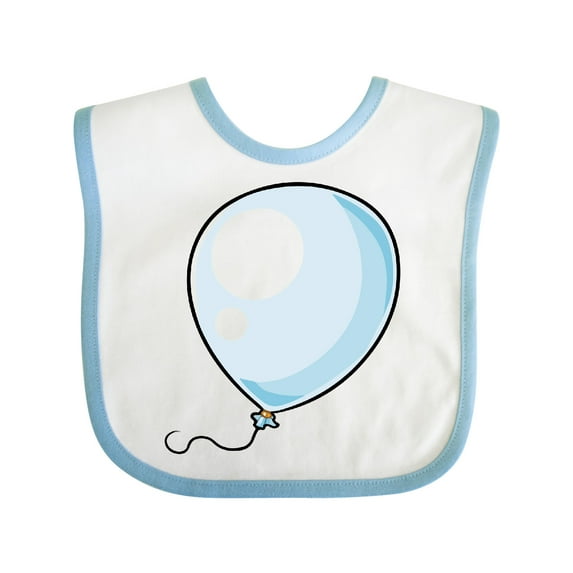 Inktastic Blue Balloon Boys or Girls Baby Bib